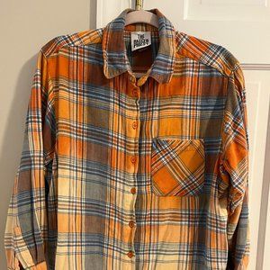 Orange / Blue / White Flannel